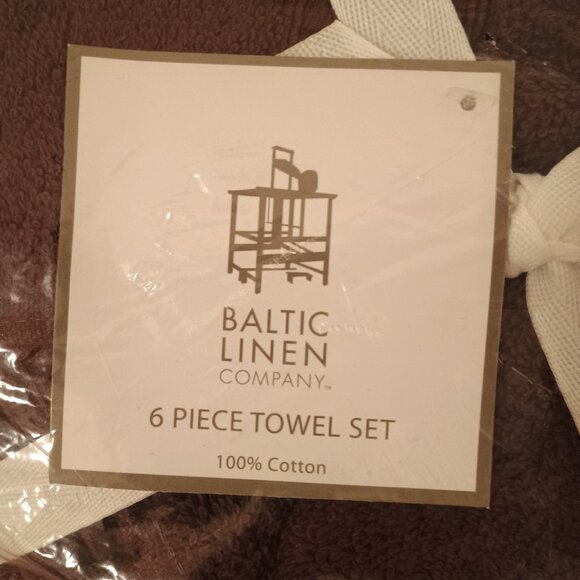 Baltic Linen 6 Piece Towel Set. New with Tag - Picture 2 of 3